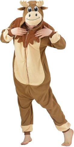 ANACOSPLAYONE Adult Onesie Cosplay Costume Cosplay Halloween Christmas Pajamas Women Men in Kuwait