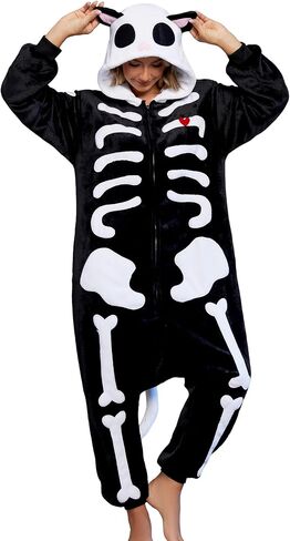 Unisex Adult Halloween Costumes, Animal Onesie Pajamas Cosplay Party Costume Sleepwear Homewear in Saudi Arabia