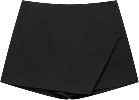 SHENHE Women's High Waisted Wrap Mini Skirt Skort Asymmetrical Dressy Casual Tailored Shorts in Saudi Arabia
