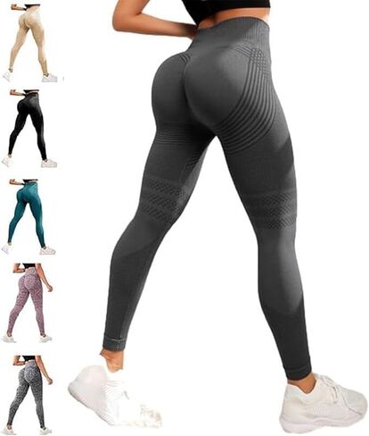 3D Cellulite Leggings Compression,High Waist 3D Anti Cellulite Leggings for Women, Slimming Workout Yoga Pants in Saudi Arabia