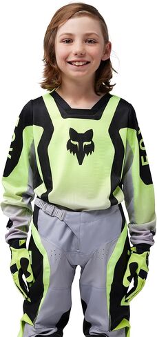 Fox Racing Youth 180 Motocross Dirt Bike Jersey, Fluorescent Orange Lean, Small in Saudi Arabia