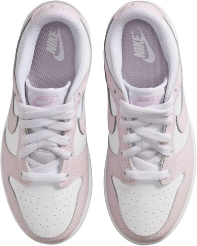 حذاء Nike Dunk Low للأطفال الصغار (أبيض/بنفسجي فاتح/بنفسجي فاتح) in Kuwait