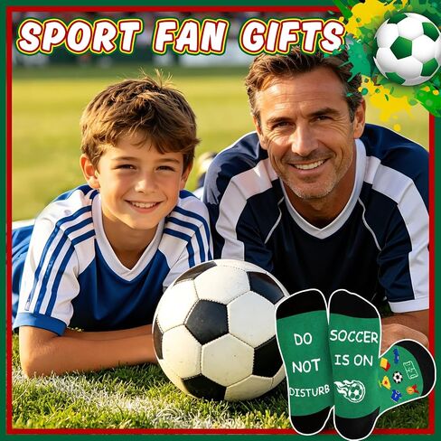 Dealswin Funny Socks for Men, Do Not Disturb Novelty Socks for Game Day, Soccer Season Gifts for Husband Dad Football Fans in Saudi Arabia