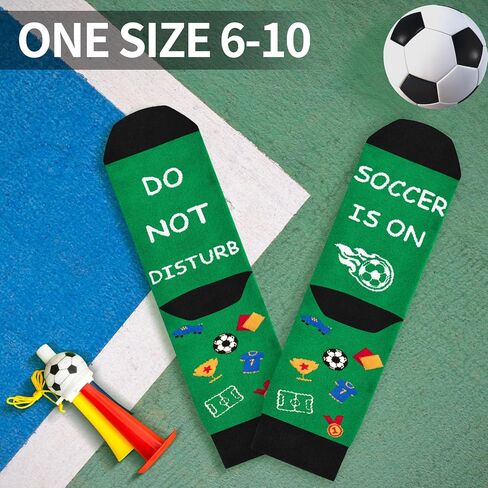 Dealswin Funny Socks for Men, Do Not Disturb Novelty Socks for Game Day, Soccer Season Gifts for Husband Dad Football Fans in Saudi Arabia