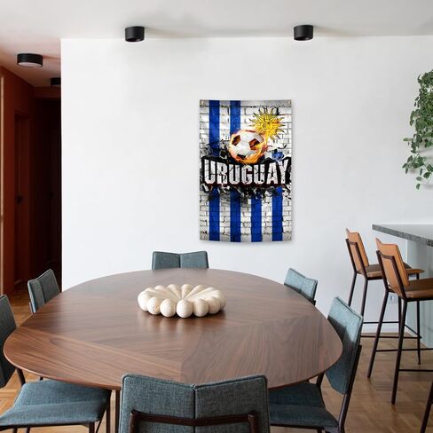 Uruguay Flag Backdrop Football Tapestry 2x3 Feet Wall Hanging Soccer Decor for Living Room Office Club Sports Activities Party Indoor and Outdoor Decor in Kuwait