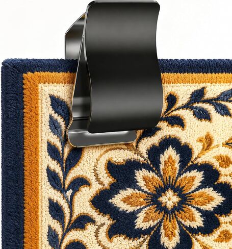 Quilt Hanger for Wall for Display - HAFOWAH Tapestry Hangers for Walls, Stainless Steel Tapestry Wall Hanging Clips for Tapestries, Rugs, Textile Art - Built to Last Metal Clips, 4 Pack in Saudi Arabia