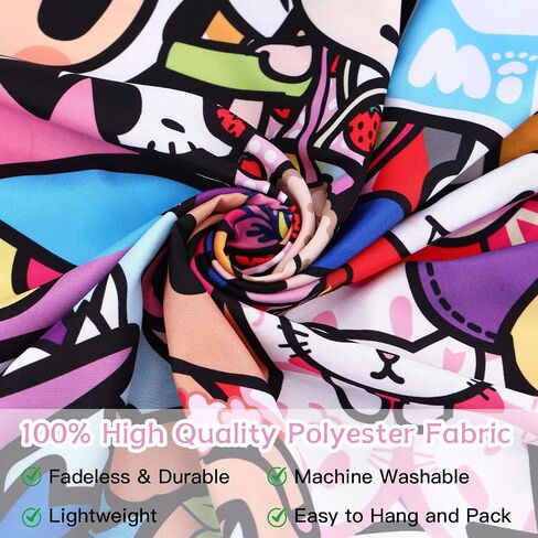tokidoki Official Unicorno Tapestry Wall Hanging, 3x5ft Party Photography Backdrop Decorations for Living Room Bedroom Home, Cartoon Birthday Party Supplies Banner Tablecloth Beach Throws(signature) in Saudi Arabia