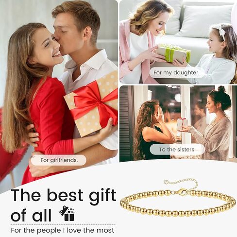 18K Gold Plated Cuff Bangle Bracelets for Women Waterproof, Gold Bracelets Stack Set, Satellite/Paperclip/Beaded/Box/Rope Butterfly&Dolphin Charms, The Leaf of Peace and Gold Cuff Bangle in Kuwait