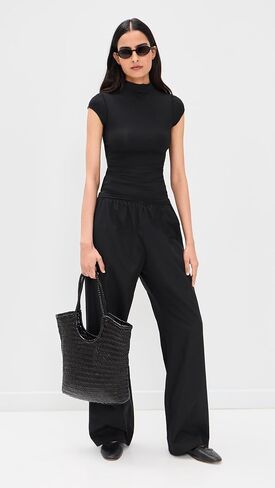 Reese Mock Neck Top - Tangerine in Saudi Arabia