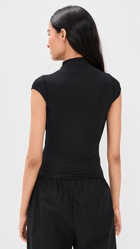 Reese Mock Neck Top - Tangerine in Saudi Arabia