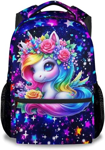 COZYAURA Butterfly Backpack for Girls, 17 Inch Kids School Bag for Elementary, Kindergarten & Preschool – Durable Bookbag for Toddler Students in Saudi Arabia