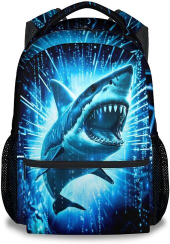 Kids Backpack, Cool Dragon Backpacks for Boys, 17 Inch Blue Portable Lightweight School Book Bag for Kindergarten Student in Saudi Arabia
