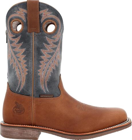 Georgia Boot Carbo-Tec Elite Waterproof Western Work Boot, Brown, Size 14(M) in Kuwait