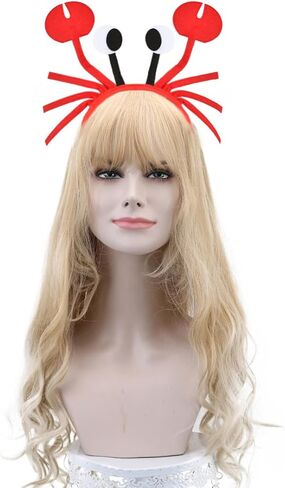 Crab Headbands, Red, One Size, Novelty Costume Hair Accessory for Halloween and Beach Parties, 6 Pack in Saudi Arabia