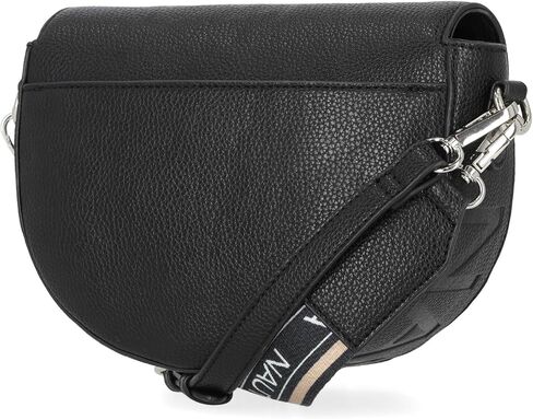 Nautica Delray Flap Crossbody Purse Womens Shoulder Bag, Magnetic Snap Closure Pocket, Small Travel Handbag, Adjustable Strap, Black in Kuwait