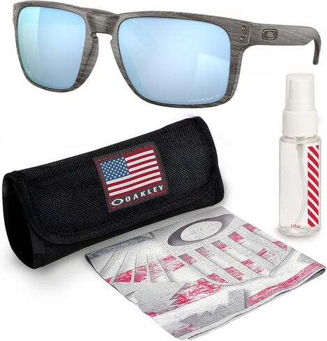 Oakley HOLBROOK XL WOODGRAIN COLLECTION OO9417 Square Shape Sunglasses With Official Eyewear Kit in Kuwait