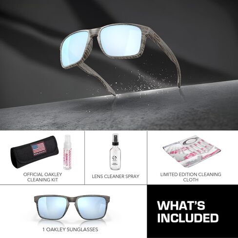 Oakley HOLBROOK XL WOODGRAIN COLLECTION OO9417 Square Shape Sunglasses With Official Eyewear Kit in Kuwait