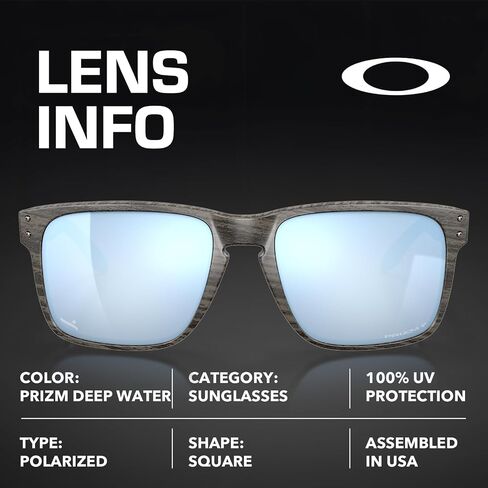 Oakley HOLBROOK XL WOODGRAIN COLLECTION OO9417 Square Shape Sunglasses With Official Eyewear Kit in Kuwait
