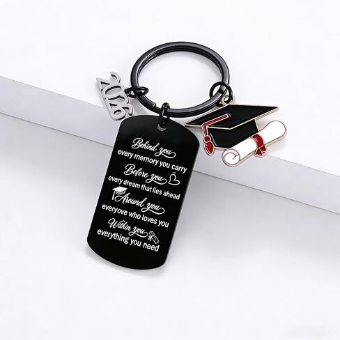 Lapsia Class of 2026 Graduation Keychain – Inspirational Grad Gift for Her & Him, Personalized Keepsake, High School & College Graduation Party Favor in Saudi Arabia