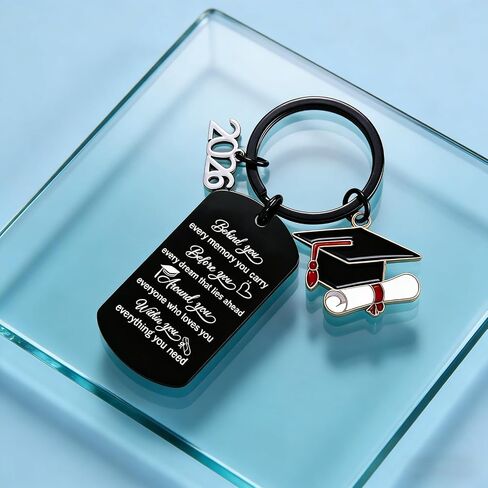Lapsia Class of 2026 Graduation Keychain – Inspirational Grad Gift for Her & Him, Personalized Keepsake, High School & College Graduation Party Favor in Saudi Arabia