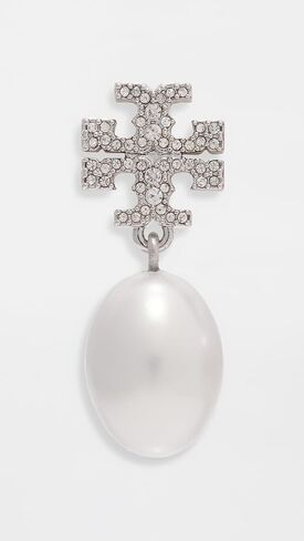 Tory Burch Women's Moondance Pearl and Pavé Drop Earrings in Kuwait