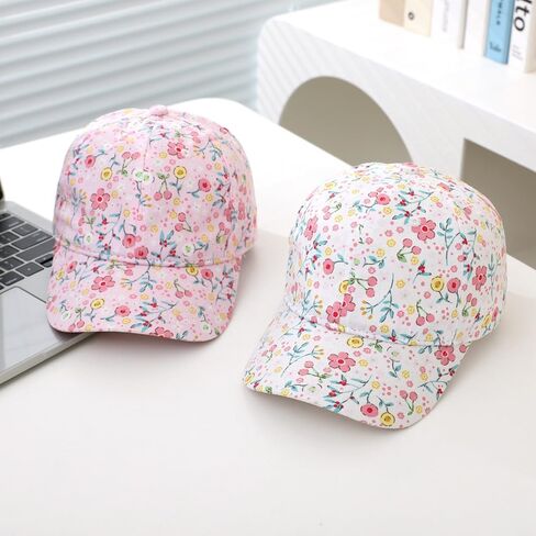 Mealah Toddler-Trucker-Hat Baseball-Cap for Girls - Adjustable Kids Quick Dry Mesh Summer Sports Hat for 3-6 Years Old in Kuwait
