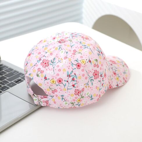 Mealah Toddler-Trucker-Hat Baseball-Cap for Girls - Adjustable Kids Quick Dry Mesh Summer Sports Hat for 3-6 Years Old in Kuwait