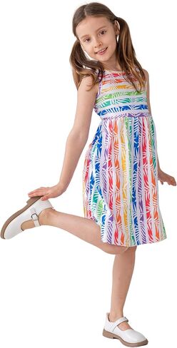 5-Pack Girls Dress,Casual Comfortable Girls Sleeveless Dress for Kids Spring Summer,Outdoor in Saudi Arabia