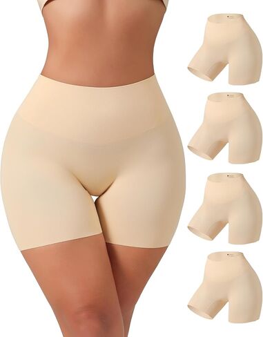 Tummy Control Shapewear Shorts for Women Under Dress Womens Compression Shorts Under Dress Shapewear in Saudi Arabia