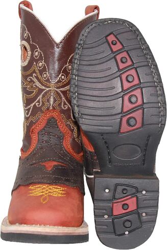 Boys Cowboy Boots Kids Western Square Toe Boot in Kuwait