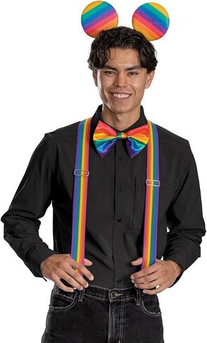 Disney Pride Mickey Mouse Costume, Official Disney Costume Kit with Mikey Ears Headpiece in Kuwait