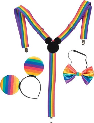Disney Pride Mickey Mouse Costume, Official Disney Costume Kit with Mikey Ears Headpiece in Kuwait