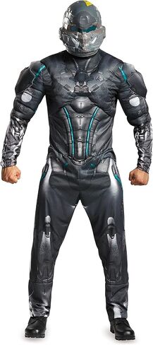 Disguise Men's Plus-Size Halo Spartan Locke Muscle Costume in Kuwait