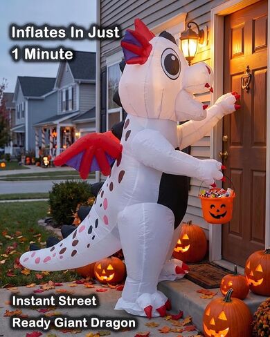 Inflatable Dinosaur Costume Winged Flying ​Dragon Blow Up Costumes for Adult Halloween Cosplay Party in Saudi Arabia