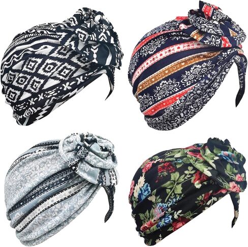 Chemo Headwear Beanies Chemo Caps Cancer Headwear Cap hat Head Scarf for Womens Mens in Kuwait