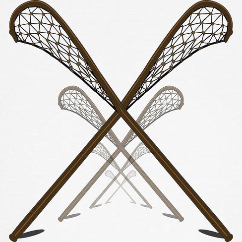 CafePress Traditional Lacrosse Sticks Kids Baseball Jersey Kids Cotton Baseball Jersey, 3/4 Raglan Sleeve Shirt in Kuwait