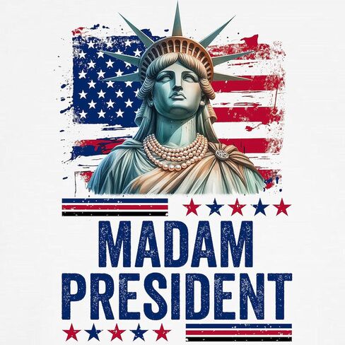 تيشيرت بيسبول للأطفال من CafePress Madam President مصنوع من قطن جيرسي البيسبول، قميص بأكمام 3/4 راجلان in Kuwait