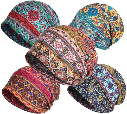 Slouchy Beanie Hat, Breathable Quick Dry Sleep Cap, Thin Skullies Beanies Soft Running Bonnet for Men Women in Kuwait