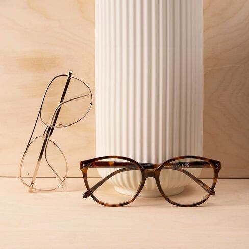 Mad Shade Fashion Aviator Optical Glasses for Men & Women, Trendy Classic Gold Metal Frame Clear Lenses, Lightweight Durable Eyewear in Saudi Arabia