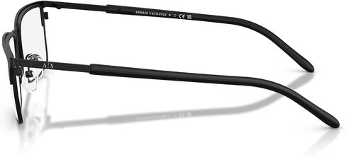 Armani Exchange AX AX1073 Prescription Eyewear Frames, Matte Black/Demo Lens, 56 mm in Kuwait