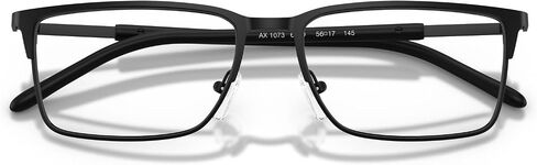 Armani Exchange AX AX1073 Prescription Eyewear Frames, Matte Black/Demo Lens, 56 mm in Kuwait