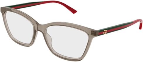 Gucci Eyeglasses GG 1989 O-003 Brown/Transparent Green in Saudi Arabia