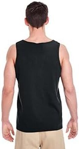 By Gildan Adult Heavy Cotton 53 Oz Tank Top - Black - XL - (Style # G520 - Original Label) in Kuwait