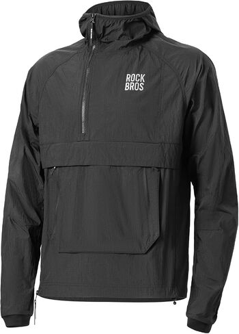 ROCKBROS Lightweight Windbreaker Jacket with Hood Packable Water- Resistant Rain Jacket for Men & Women Ideal for Hiking in Kuwait