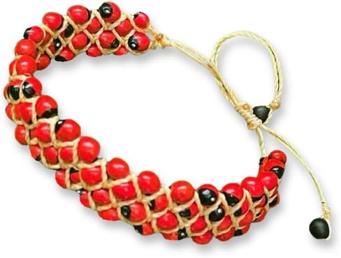 Peony Bracelet Ajustable, Peonia layers of seeds Bracelet Adjustable in Kuwait