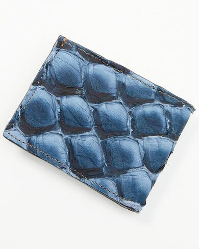 Cody James Men's Men'S Exotic Pirarucu Bifold Wallet - CJAHO24WT8-BL One Size in Saudi Arabia