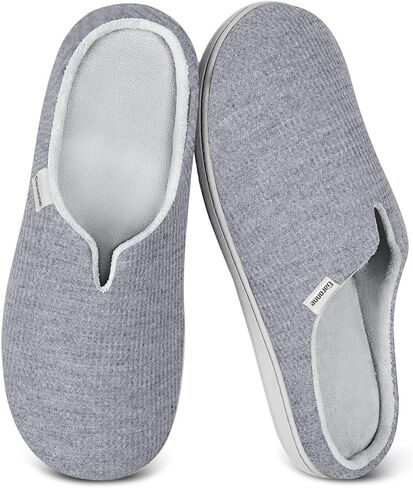 Garonne Women's V-neck Slippers with Memory Foam, Ladies' Slip-on House Shoes for Bedroom Indoor/Outdoor in Saudi Arabia