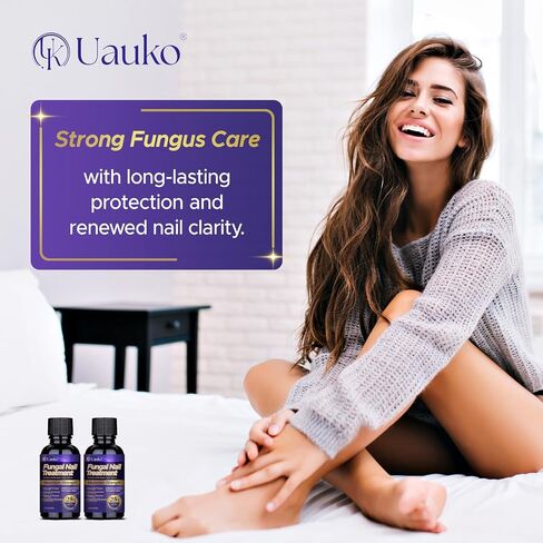 Toenail Fungus Treatment : Extra Strength 25% Undecylenic Acid Toe and Fingernail Fungus Removal - Fast Acting Fungal Nail Revitalizer with Tea Tree Oil (0.5 Fl Oz (Pack of 2)) in Kuwait