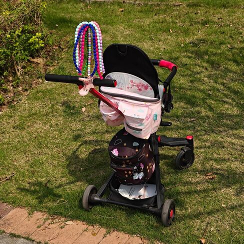 Stroller Flag with Secure Clip, DIY Stroller Identification Sign, Amusement Park Spotter Tag, Wheelchair Label, Universal Stroller & Wheelchair Accessory(Random Clip Color) in Saudi Arabia