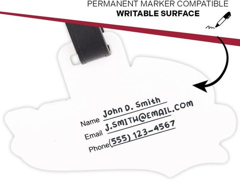 Desert Cactus Indiana University Luggage Tag PVC – Official IU Bloomington Hoosiers Travel ID Tag for Suitcases, Bags, and Carry-Ons (Design B) in Kuwait